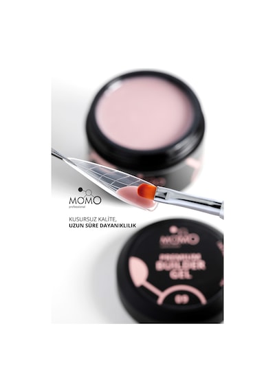 Momo Professional Premium Builder Gel Protez Tırnak Jeli No.09 Vizon 35 gr