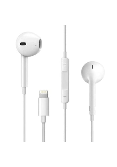 Lunaev İphone Ucu Çıkışlı Pop Up Kulakiçi Yumuşak Kontrol Tuşlu Kulaklık 00