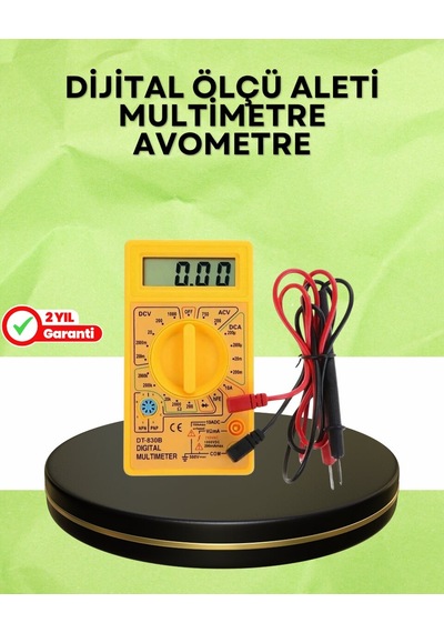 Northcity Profesyonel Dijital Multimetre - Volt, Amper Ve Direnç Ölçümü