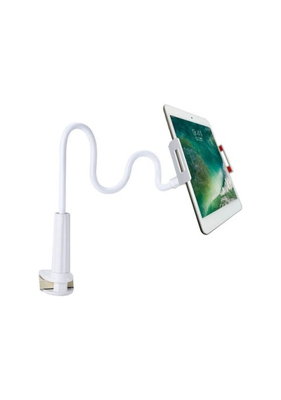 Lexroo Ms- Masa Tablet Telefon Tutucu - Beyaz