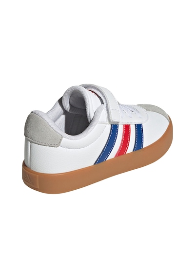 Adidas Vl Court 3.0 El C Beyaz Erkek Çocuk Sneaker Beyaz-mavı-kırmızı Çok Renkli