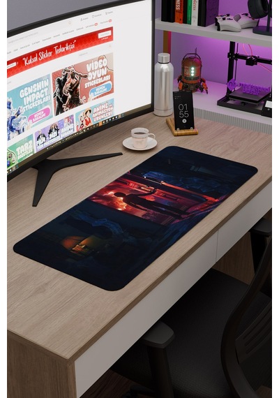 Stranger Things 2 V4 70x30 Xl Gaming Kauçuk Kaymaz Taban Mouse Pad Fare Altlığı