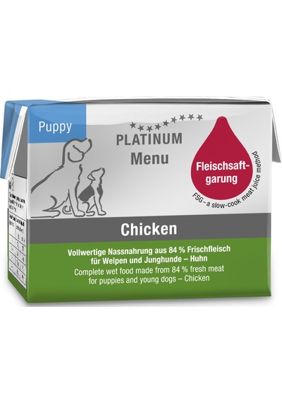Platinum Tavuklu Yavru Yaş Köpek Maması 90gr