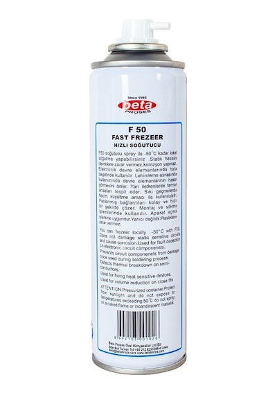 Soğutucu Sprey Beta F-50 Fast Frezeer KT-50 200 ML