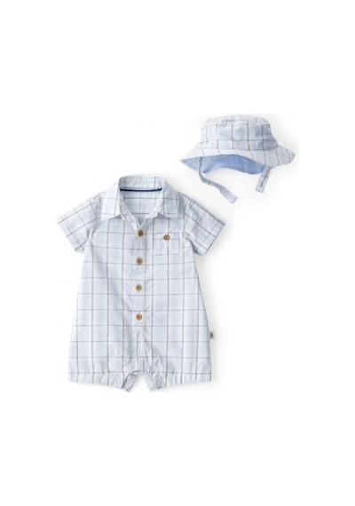 Carter's Erkek Bebek Kısa Tulum 1u634210 Mavi