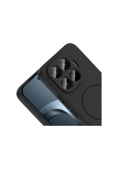 Xiaomi 17t Pro Kılıf Magsafe Destekli Kamera Korumalı Yumuşak Silikon Pazarplus Mürdüm
