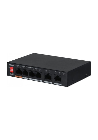 DAHUA PFS3006-4ET-60-V2 4 PORT POE 10/100 60W SWITCH