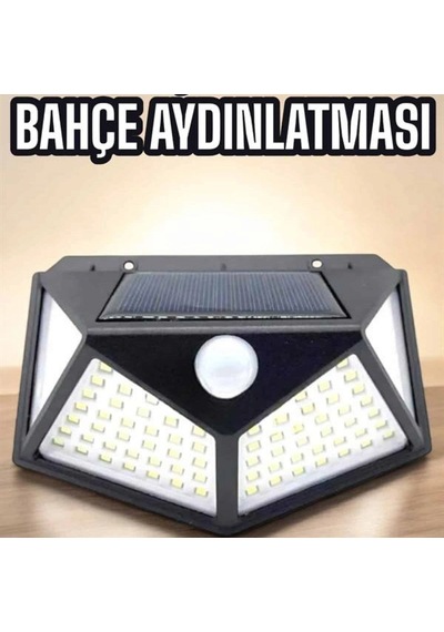 Güneş Enerjili Solar Bahçe Aydınlatma Led Işık Balkon Teras Dekoratif Lamba