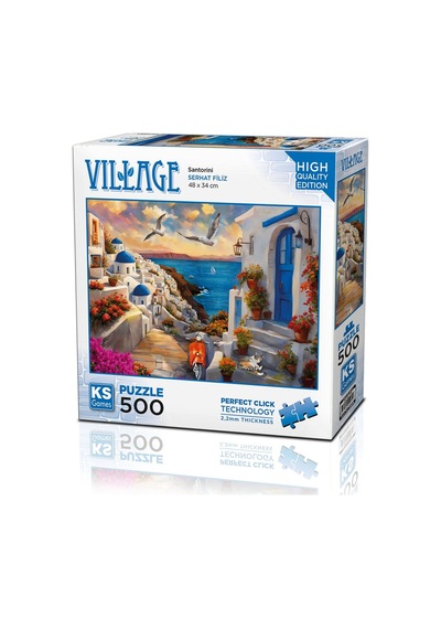 Ks Games Puzzle 500 Santorini 20074