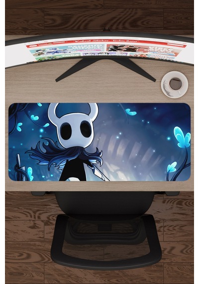 Hollow Knight Kaymaz Dikişli Kauçuk Oyuncu Mousepad V1 - 70x30 Xl Gaming Mouse Pad Fare Altlığı