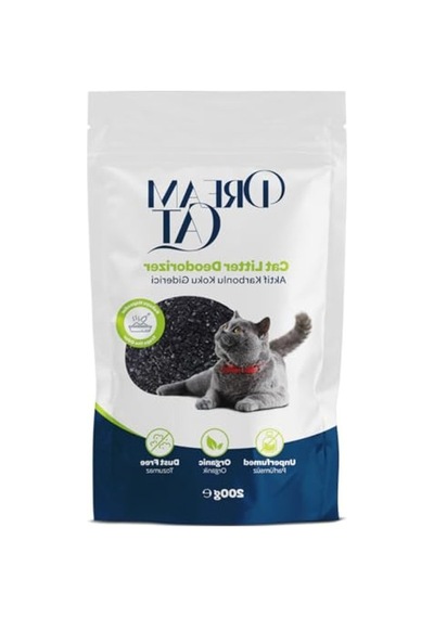 Koku Giderici Aktif Karbonlu Kedi Kumu, 200 Gr