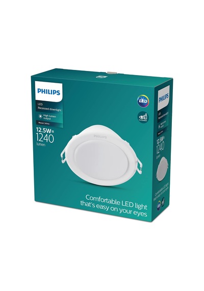 Lexroo Led Gömme Spot Meson, Yuvarlak, Beyaz, 12.5 W, Nötr Beyaz Işık 3.000 K