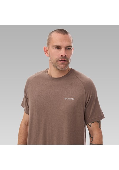 Columbia Cs0303 Csc M Comfort Ss Tee Erkek T-shirt-32856 Kahve