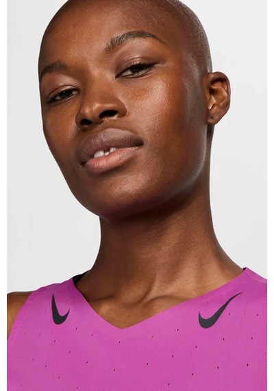 Nike Dri Fit Aeroswift Running Adv Singlet Tank Top Purple Lazer Kesim Koşu Atleti Mor Fn2504-518 Fs