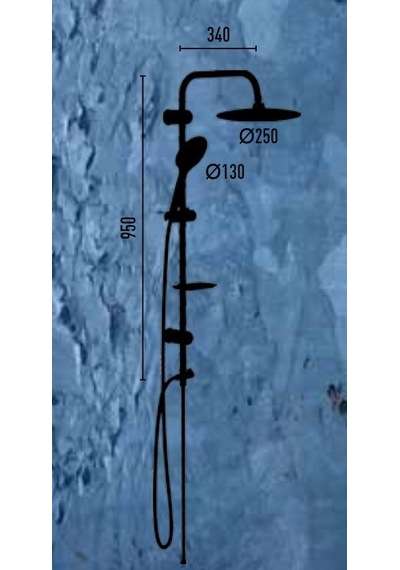 Artema Solid S - Valtemo Tepe Duş Takımı + Vs-5360 Batarya Seti Krom