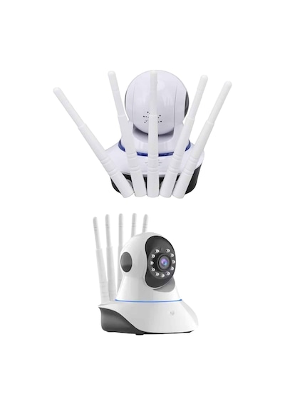 Led Aydınlatmalı 5 Antenli Motorlu 1080p Wifi Kamera Sensörlü