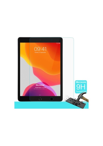 Apple Uyumlu Ipad 10.2'' 8. Nesil A2270-a2428-a2429-a2430 Tempered Glass Cam Ekran Koruyucu