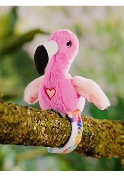 Happy Yappers Slap Bant Sesli Hareket Eden Flamingo Kuş Oyuncak Bileklik