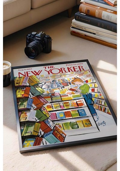 The New Yorker Çerçeveli Tablo August 11 1962