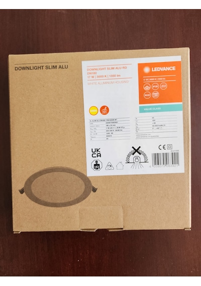Ledvance Downlıght Slım Alu Rd Dn180 17w 3000k 1350lm Diğer