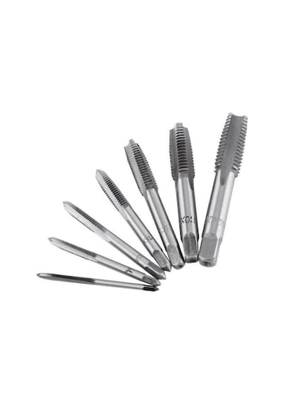 Klavuz Seti+Kol M3-M4-M5-M6-M8-M10-M12 Metrik Diş Açma Klavuzları