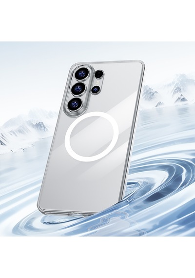 Galaxy Uyumlu S26 Ultra Uyumlu Kılıf M-safe Şarj Özellikli Benks Magnetik Crystal Seri Şeffaf Kapak Şeffaf Şeffaf
