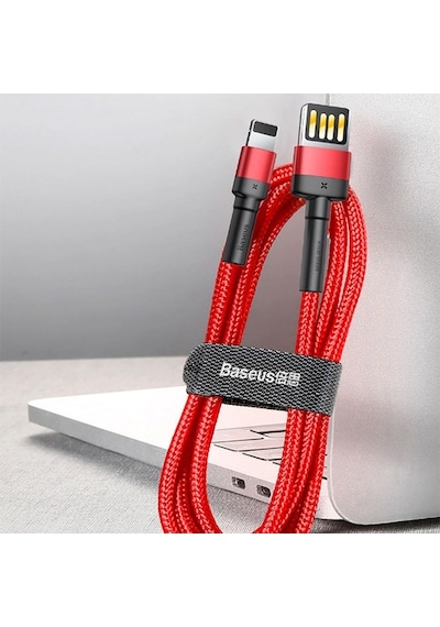 Baseus Cafule Special Edition Apple iPhone Uyumlu 2.4A 1M Hızlı Şarj Halat Us