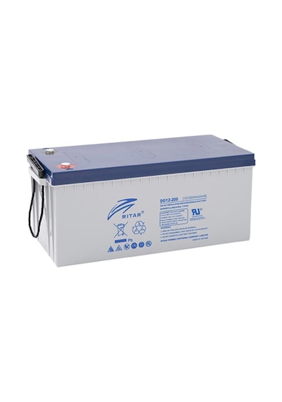 Ritar 12 Volt 200 Amper Jel Akü Derin Döngü Dg12-200 Deep Cycle