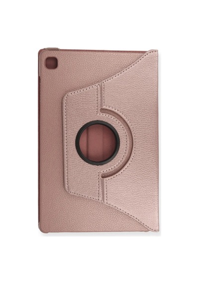 Ventra Samsung Uyumlu Galaxy T500 Tab A7 10.4 Kılıf 360 Tablet Deri Kılıf - Rose Gold Ventra