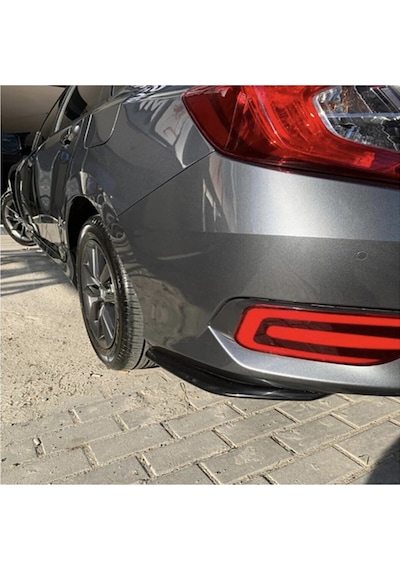 Civic Fc5 Uyumlu İthal Piano Black 2 Parça Arka Flap Takımı