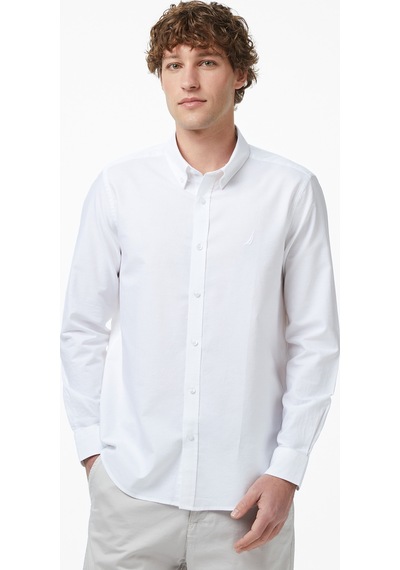 Nautica Erkek Beyaz Regular Fit Gömlekdüzw65542t