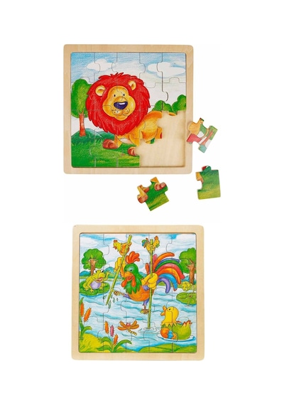20 Parçalık Ahşap Puzzle: Woody Hayvanlar İle Eğlenceli Zamanlar