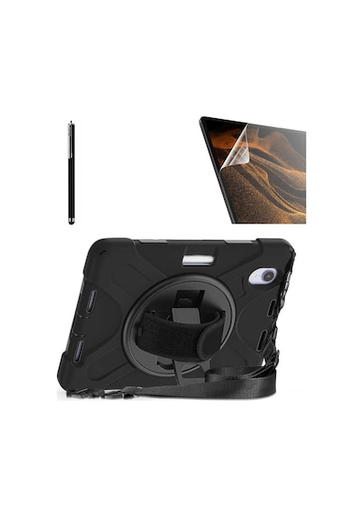 Apple Uyumlu iPad Mini 2021 6.nesil Kılıf Defender Tablet Tank Koruma Standlı Df22 Nano Kalem