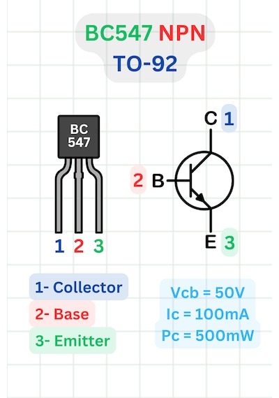 20 Adet Bjt To-92 Transistör Seti - Bc547 + Bc557 + 2n3904 + 2n3906