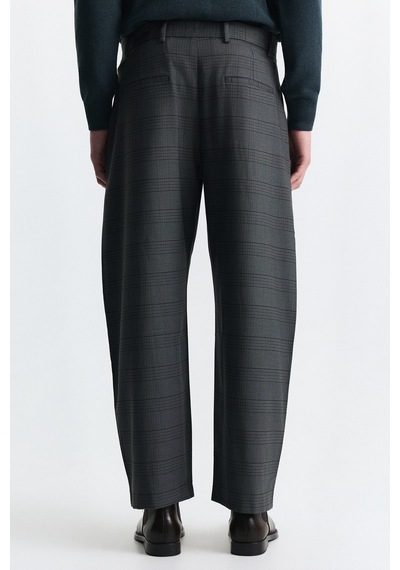 Antioch Barrel Fit Ekose Pantolon Yeşil