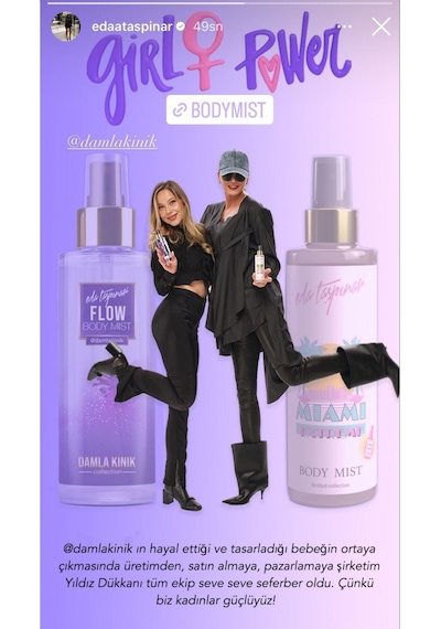 Eda Taşpınar Squat Flow Vücut Spreyi 200 ML