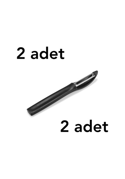 3 Adet Yan Soyacak Qlux İdeas Bpa İçermez Şef Soyacak L-00835 Yan Soyacak Siyah Diğer
