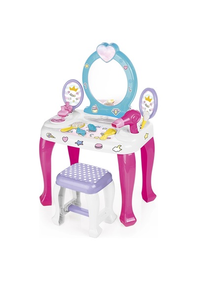 Mey İthalat Unicorn Makyaj Masası Ve Tabure Seti