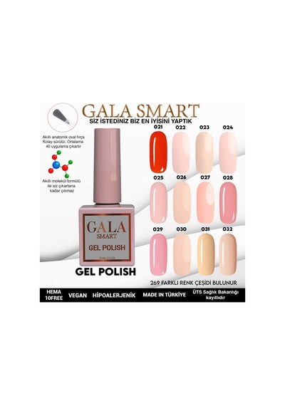 Gala Smart Classic Kalıcı Oje 10 Mle No:018