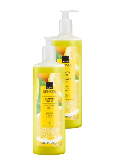 Senses Lemon Burst Duş Jeli 720 Ml. İkili Paket Fresh