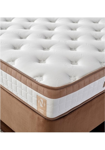 Nironyatak Latte 120X200 Bir Buçuk Kişilik Yatak Full Ortopedik Sert Yatak