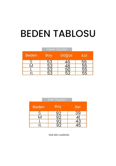 Bestenur Desenli Ceket Etek Deri İkili Takım 1616 - Kahve Kahverengi