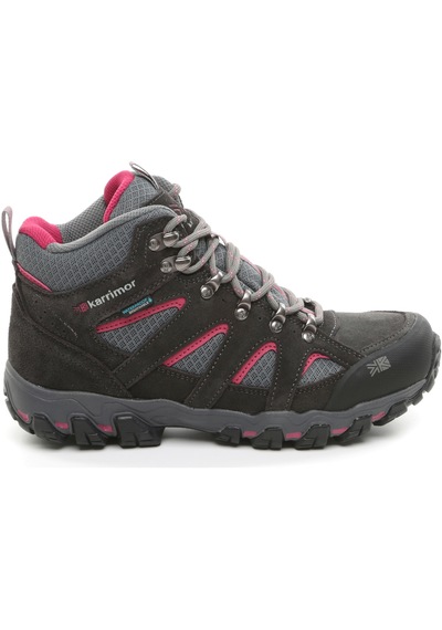 Karrimor Bodmin Mid 5 Ladies Weathertite Bot Dark Grey/cochineal Antrasit