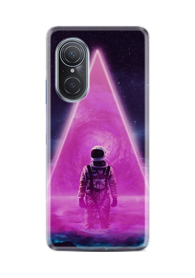 Huawei Nova 9 Se Kılıf Resimli Desenli Silikon Platinium Series Astro Purple 1890