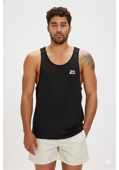 Bad Bear Man Nıght Cefalu Tank Top 26.01.23.001-c01 Siyah