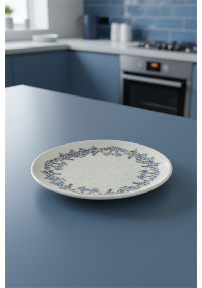 12'li Valencia Servis Tabak 21cm Dijital Valeria-a Rinart Krem