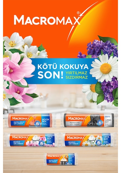 Profesyonel Çöp Torbası Battal Boy Dayanıklı Atık Toplama Poşeti