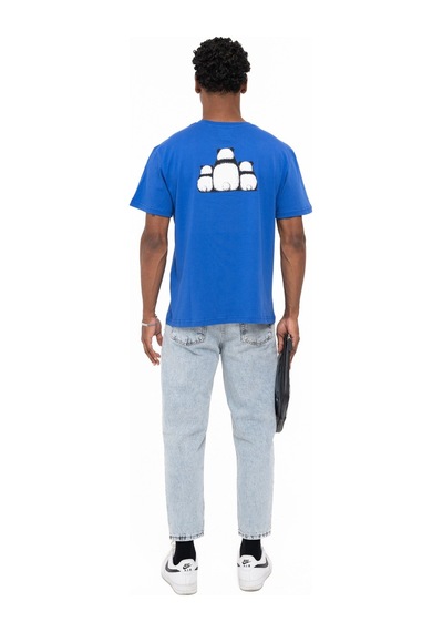 Watchofroyal Panda T-shirt Mavi