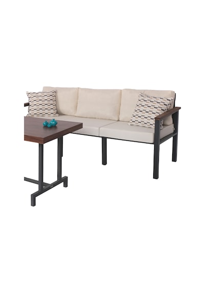 Neokas Metal Bahçe Takımı, 2 + 3 + M Balkon Seti, Kafe Koltuğu, Bekleme Alanı Koltuğu,