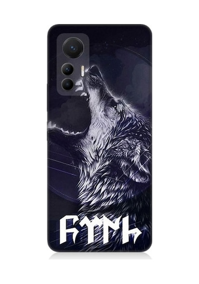 Xiaomi Mi 12 Lite 5g Uyumlu Boz Kurt Ve Türk Desenli Silikon Kılıf